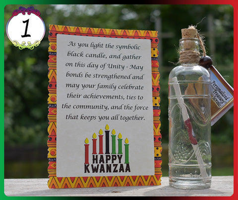 Kwanzaa Message in a Bottle