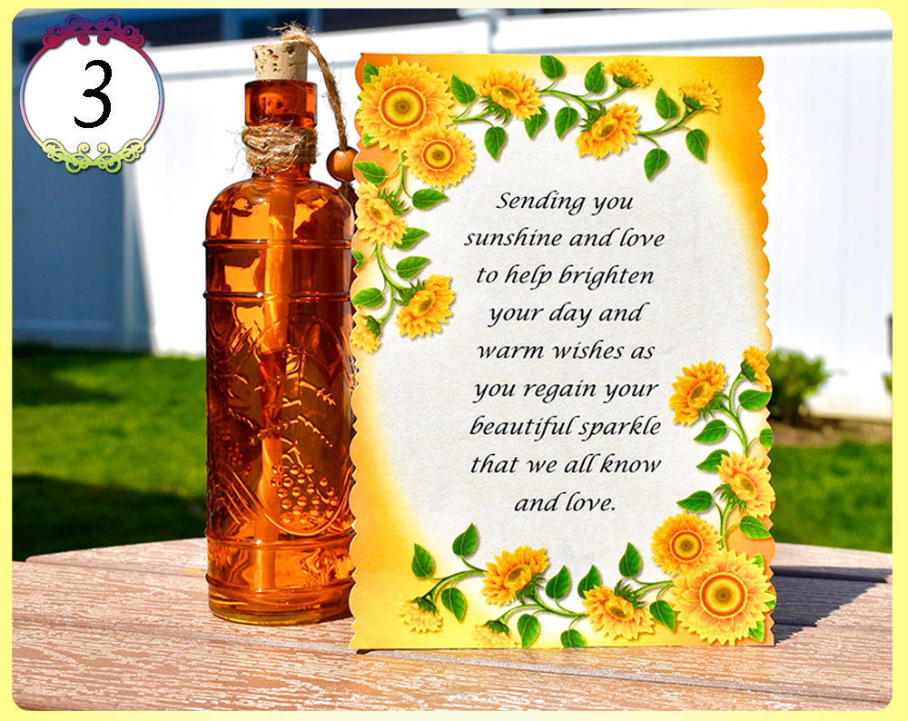 Get Well Soon Message in a Bottle