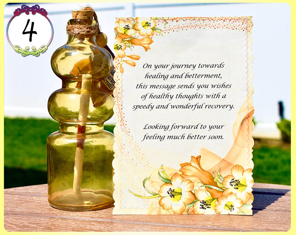 Get Well Soon Message in a Bottle