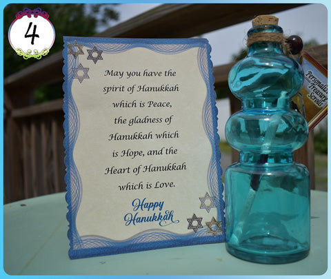 Hanukkah Message in a Bottle