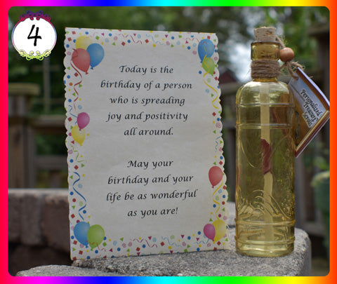 Birthday Message in a Bottle