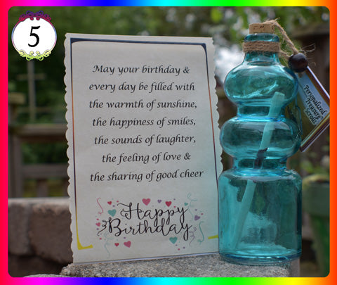Birthday Message in a Bottle