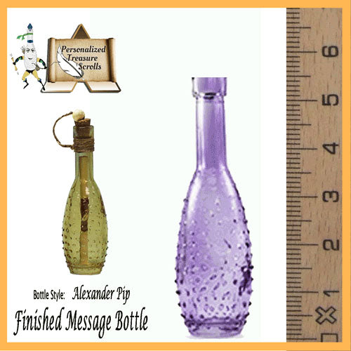 Personalized Message in a Bottle | Alexander Pip