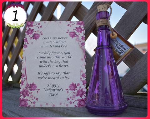 Valentines Day Message in a Bottle