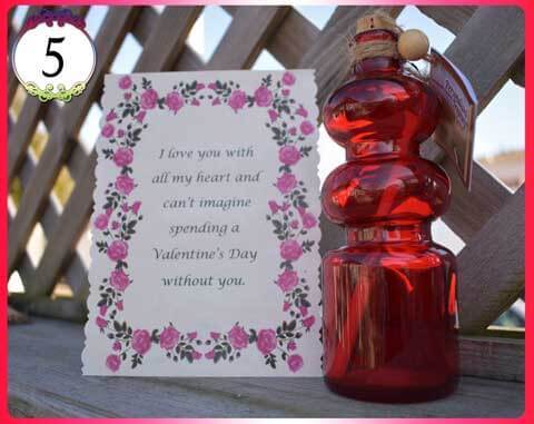 Valentines Day Message in a Bottle